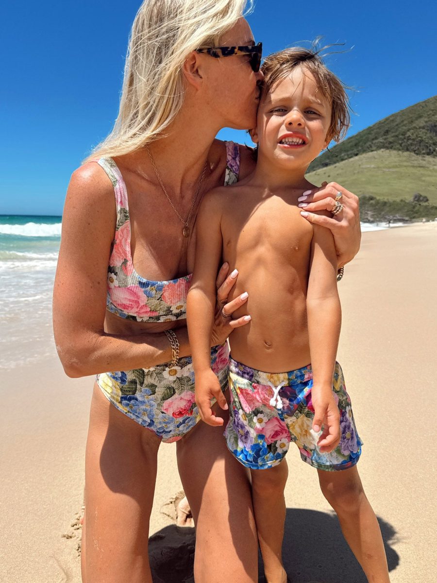 Little Beach Bum Trunks ~ Flower Shop