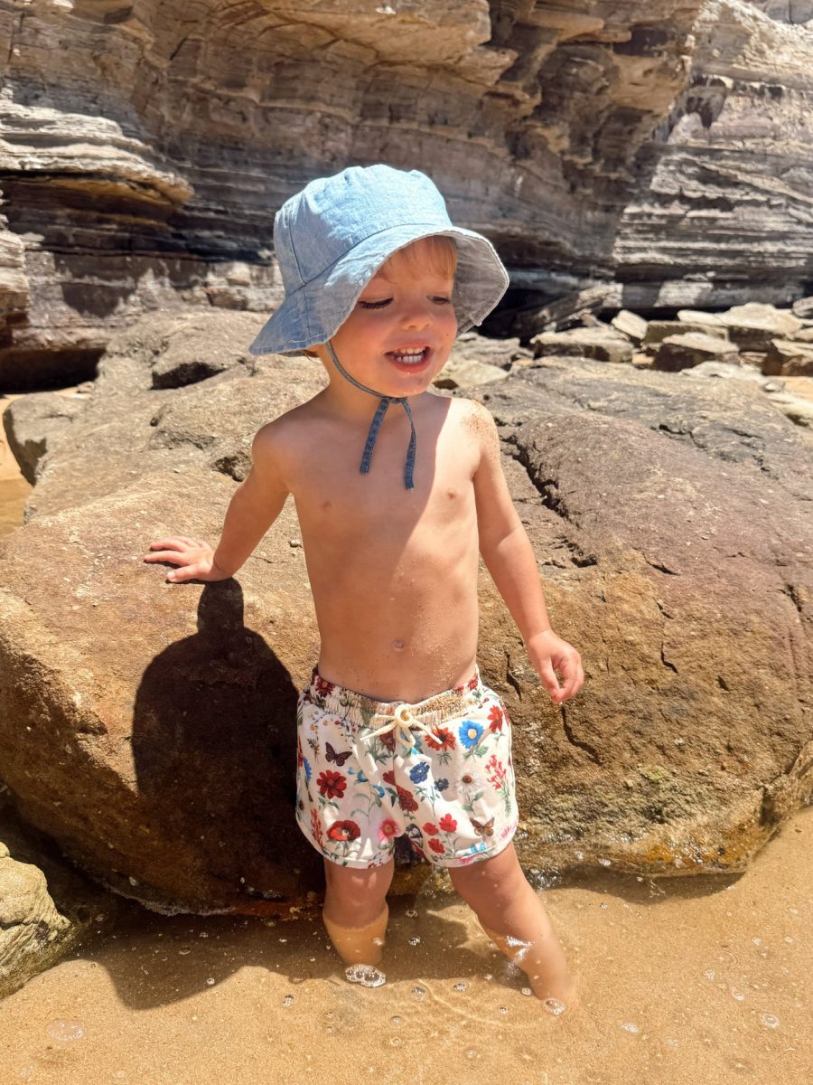 Little Beach Bum Trunks ~ French Floral