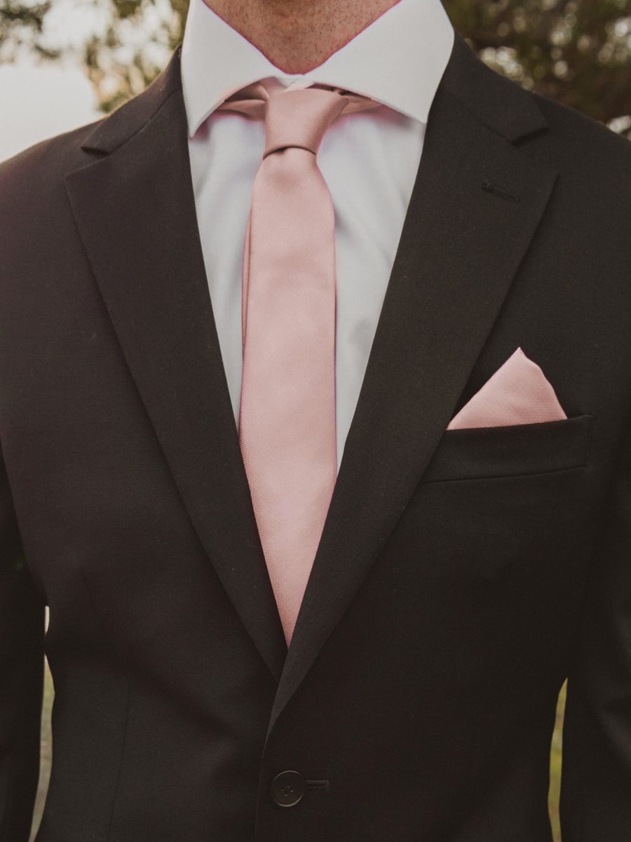 Nico Neck Tie ~ Rose Gold Solid