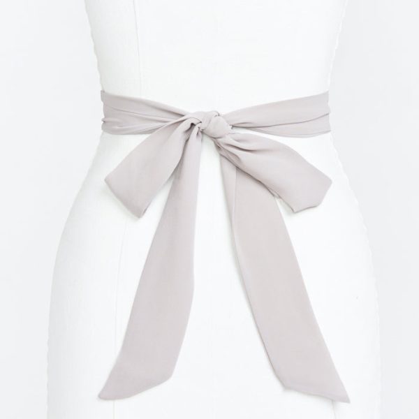 Dove Grey Chiffon