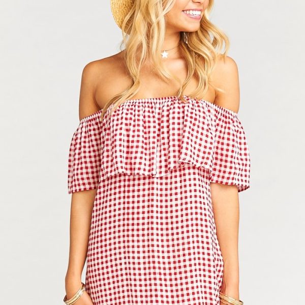 Cherry Pie Gingham Gauze