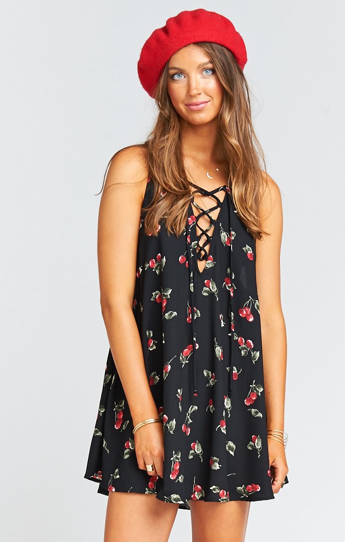 Rancho Mirage Lace Up Tunic Dress