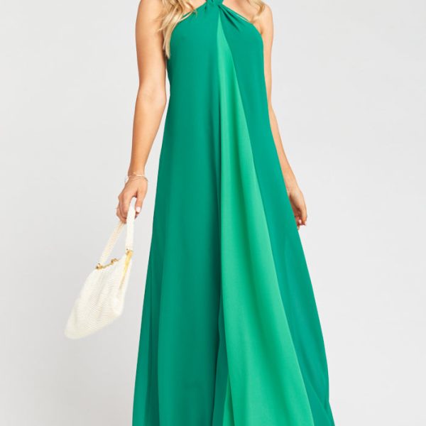 Kelly Green Chiffon