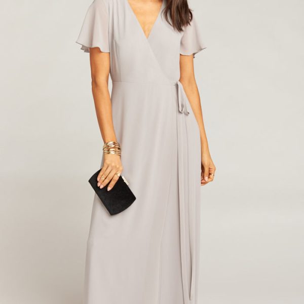 Dove Grey Chiffon