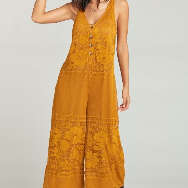 Moonlight Roses Lace Marigold
