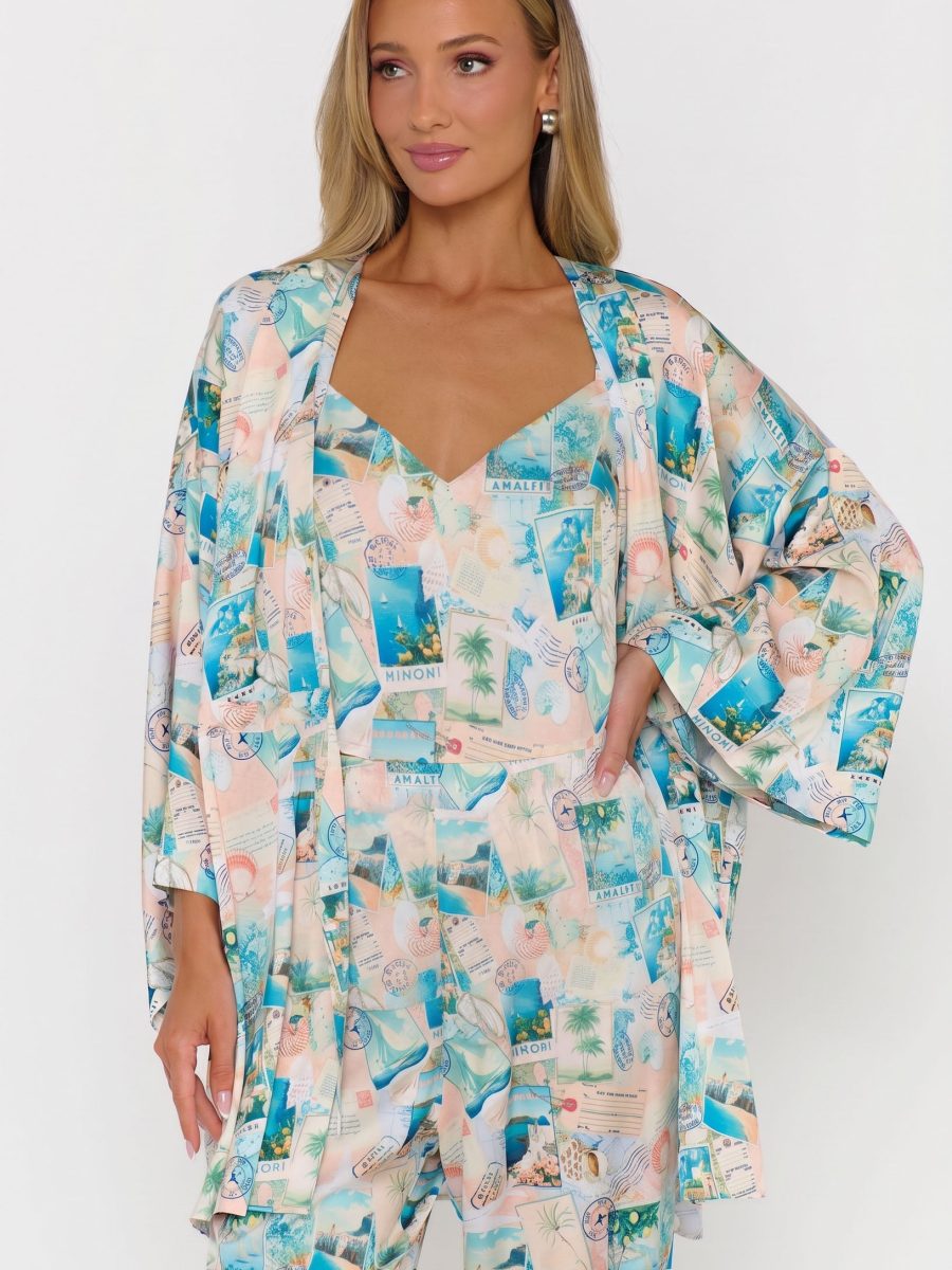 Afterglow PJ Set ~ Golden Getaway Silky