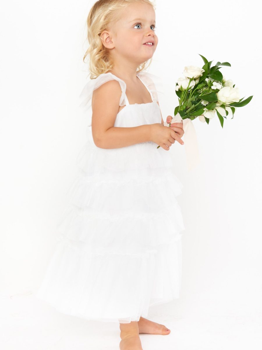 Little Fairytale Dress ~ White Tulle