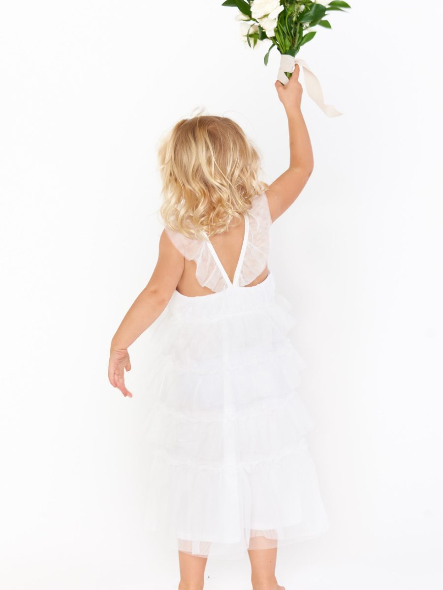 Little Fairytale Dress ~ White Tulle