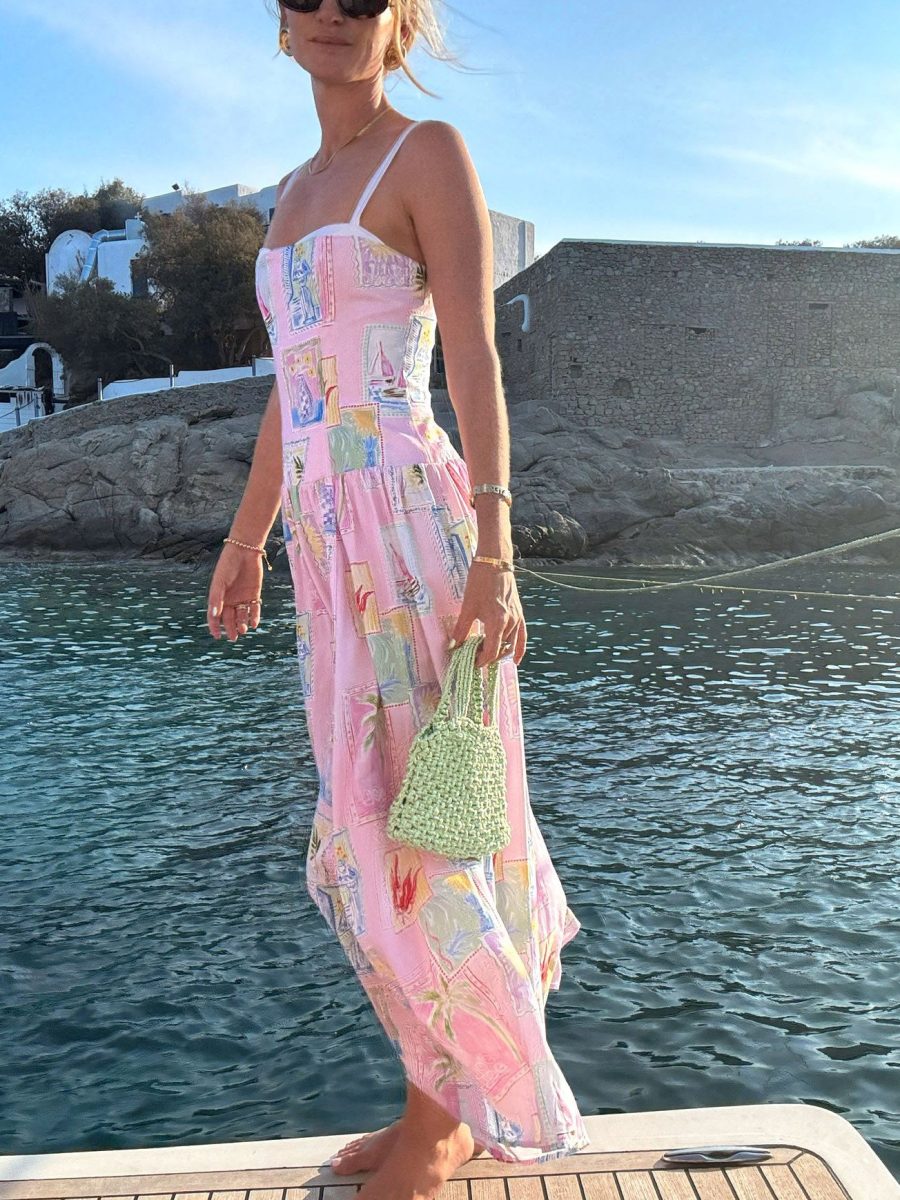 Hepburn Midi Dress ~ Summer Soleil Linen