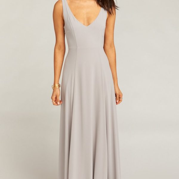 Dove Grey Chiffon