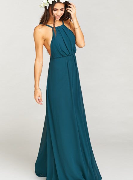 Deep Jade Chiffon