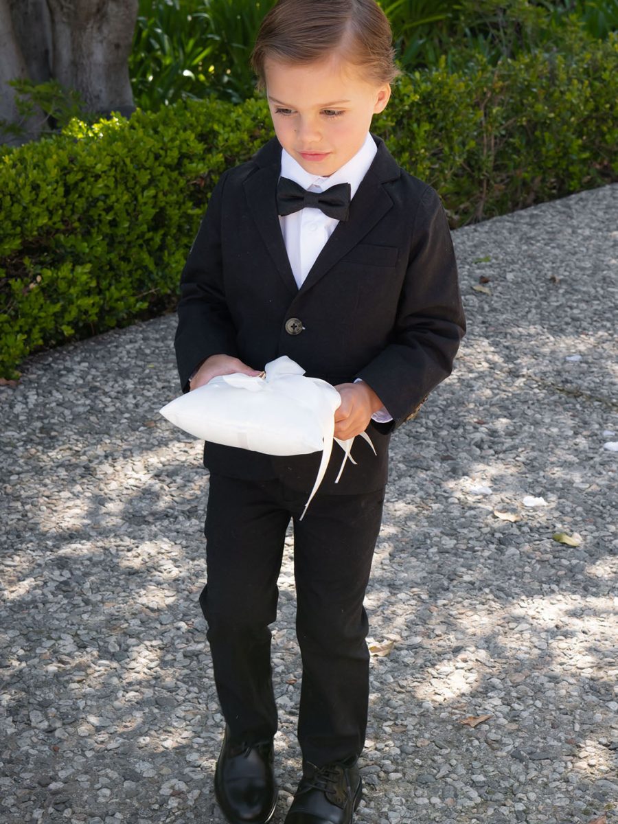 Benjamin Suit Set ~ Black Linen