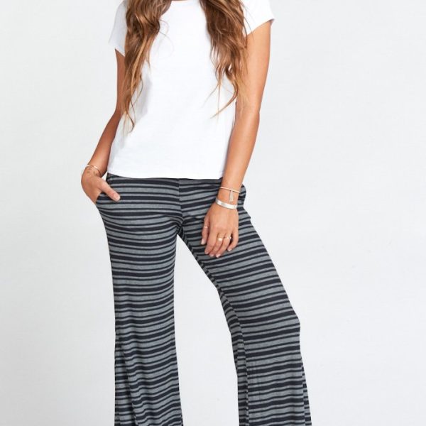 Shadow Stripe Rib Night & Grey