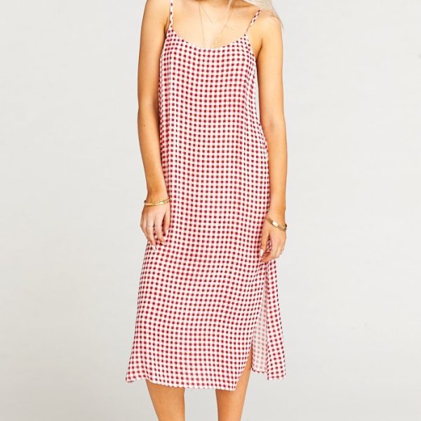 Cherry Pie Gingham Gauze