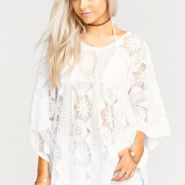 Flower Power Lace White