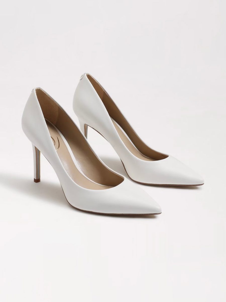 Sam Edelman Hazel Heel ~ Bright White Leather