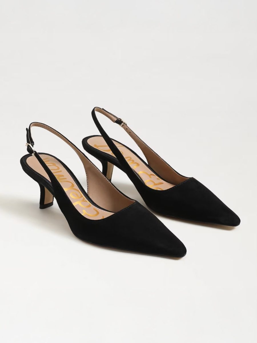 Sam Edelman Bianka Sling ~ Black Suede