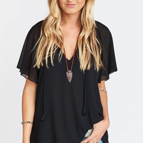 Black Chiffon