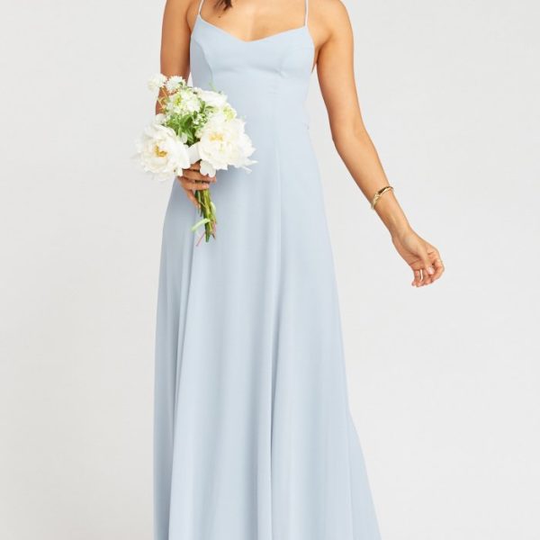 Steel Blue Chiffon
