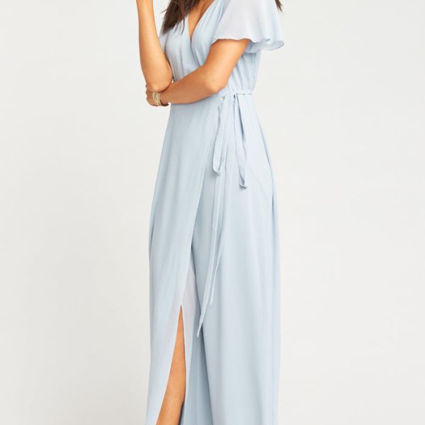 Steel Blue Chiffon