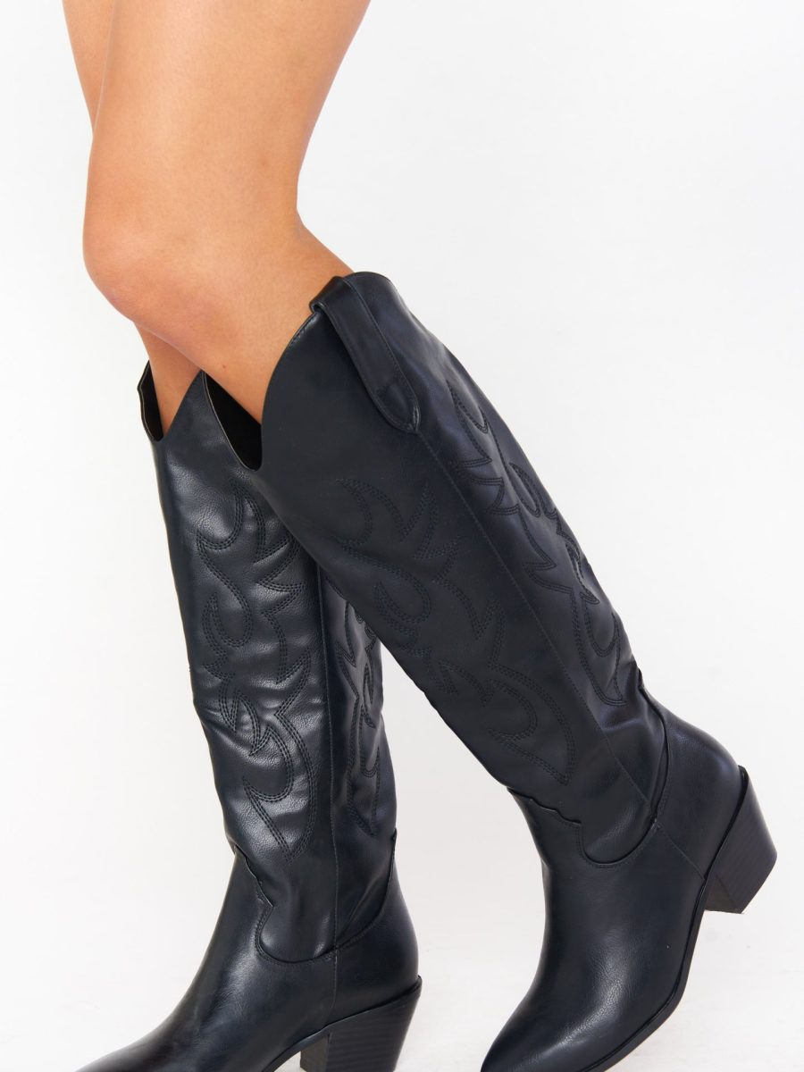 Billini Urson Cowboy Boots ~ Black