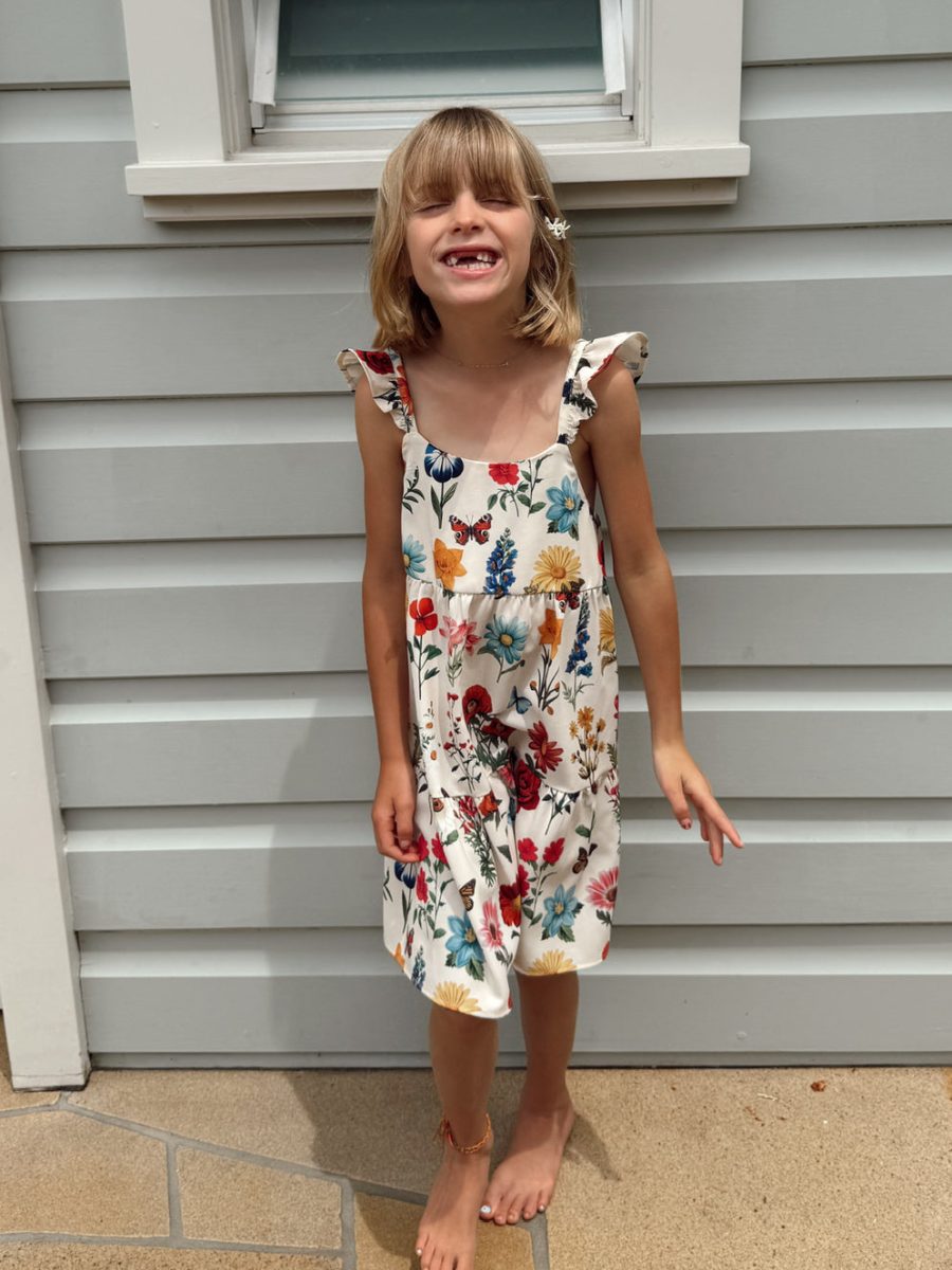 Dodd Ruffle Dress ~ French Floral