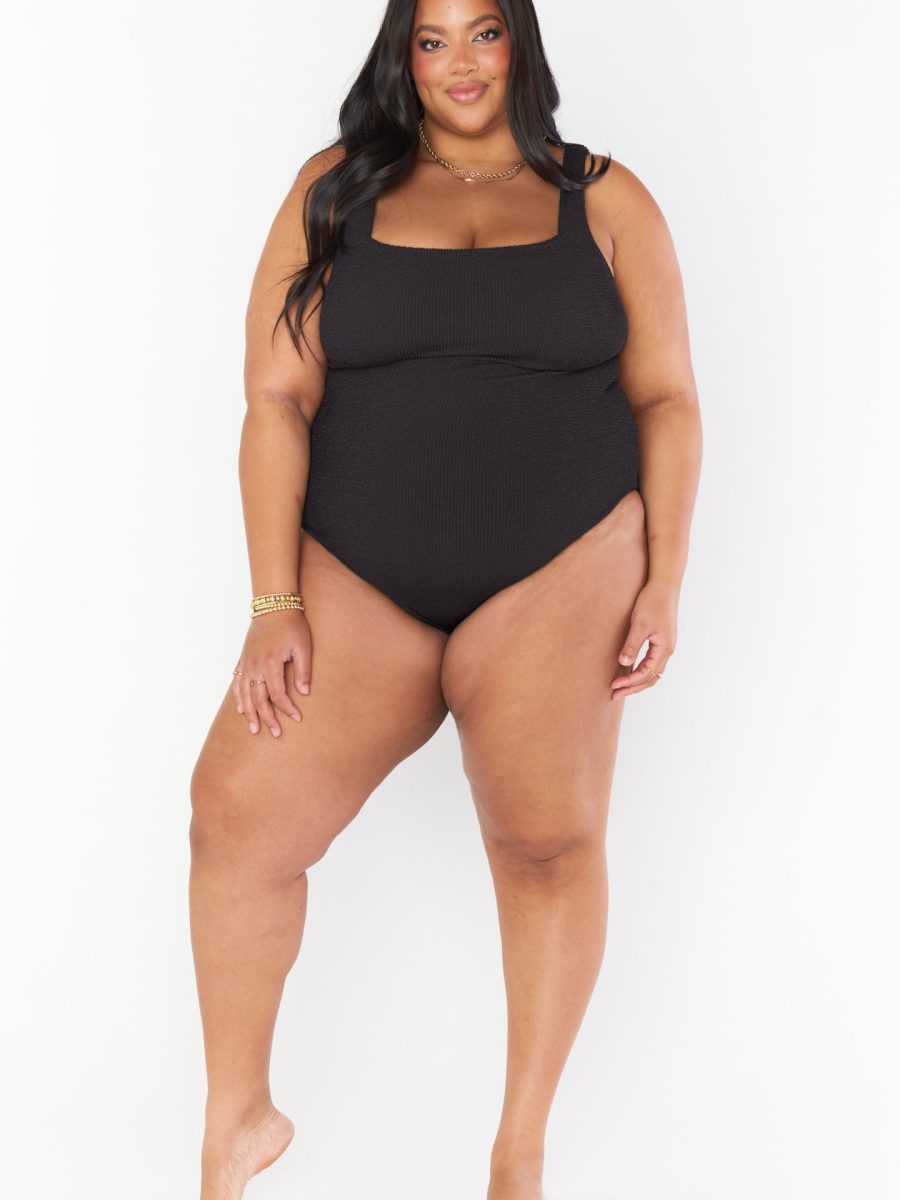 The Scrunch One Piece ~ Black Scrunch