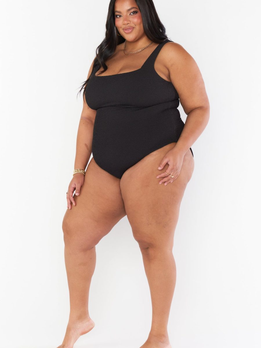 The Scrunch One Piece ~ Black Scrunch