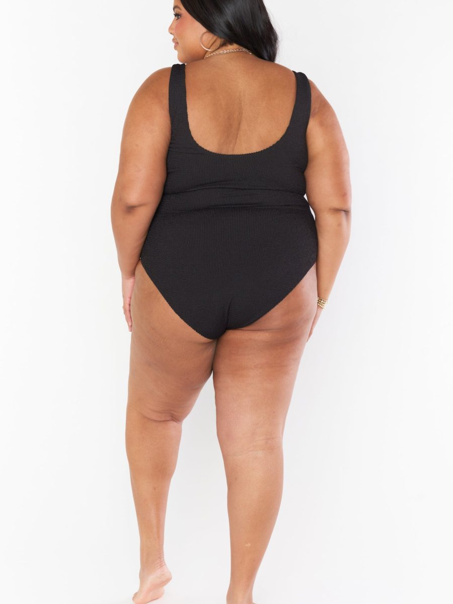 The Scrunch One Piece ~ Black Scrunch