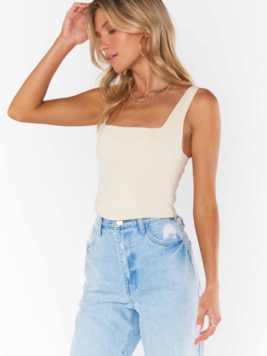 The Corset Top ~ Off White