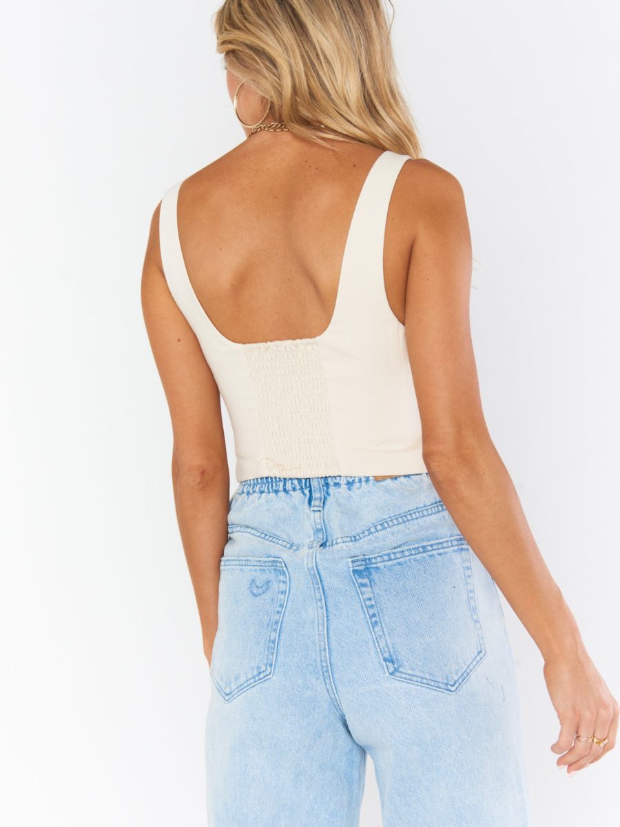 The Corset Top ~ Off White