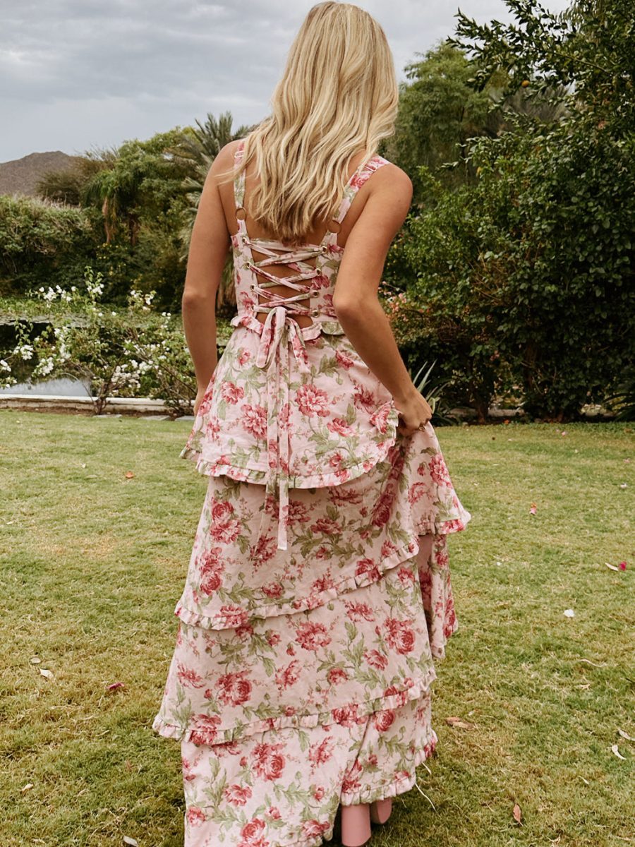 Lady Corset Dress ~ Garden Romantic