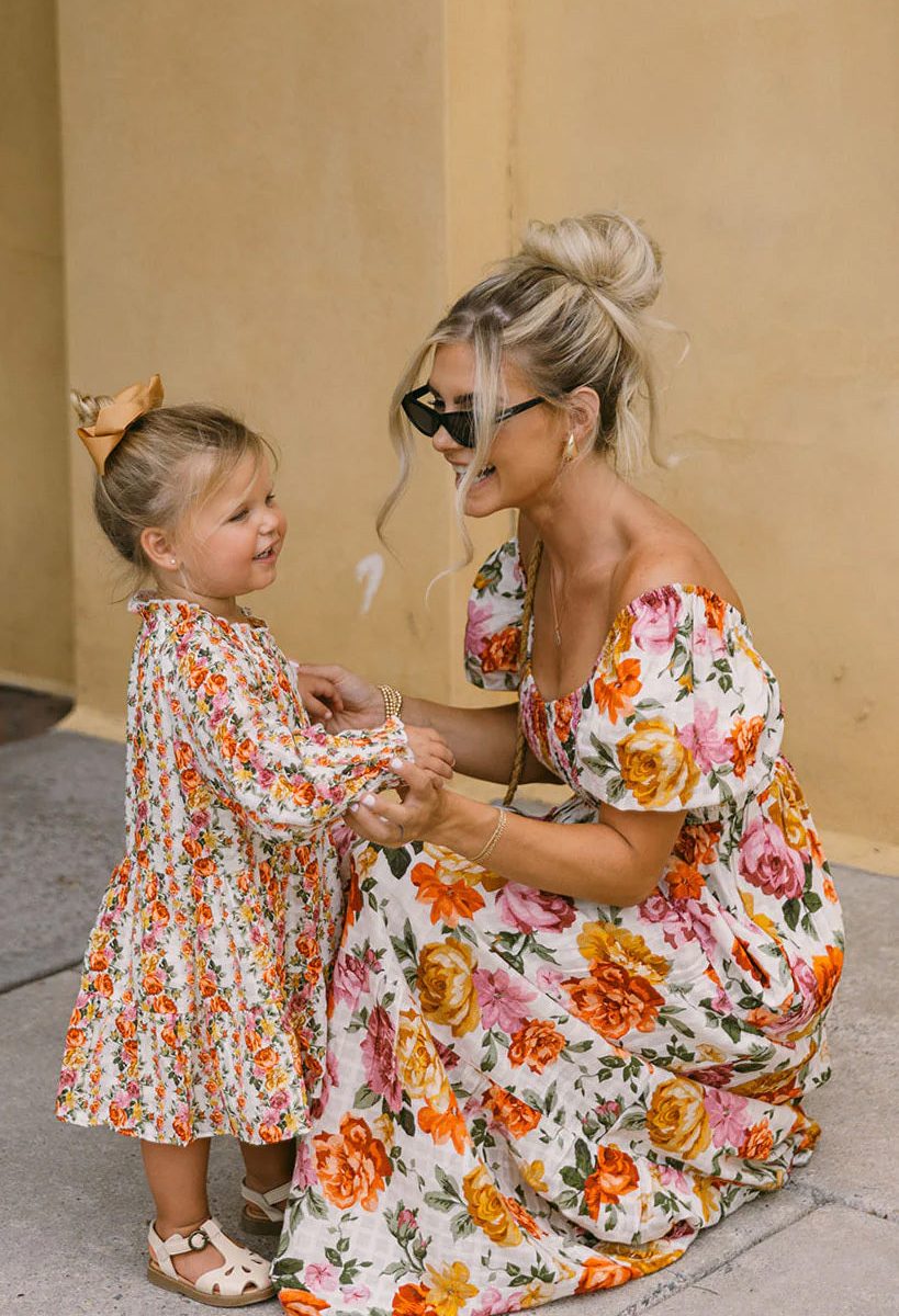 Joanna Maxi Dress ~ Ivory Hillside Floral