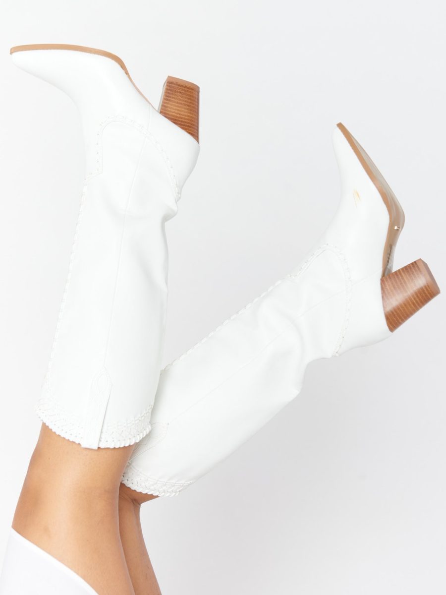 Billini Finley Cowboy Boot ~ White