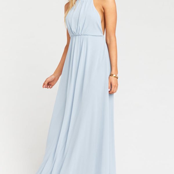Steel Blue Chiffon