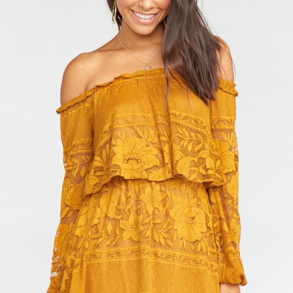 Moonlight Roses Lace Marigold