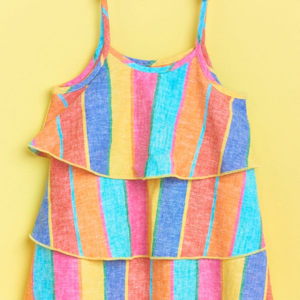 Rainbow Stripe Linen
