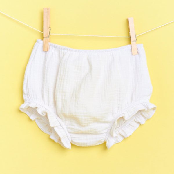 White Crinkle Gauze