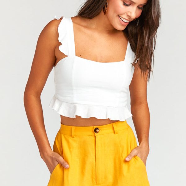 Canary Yellow Linen