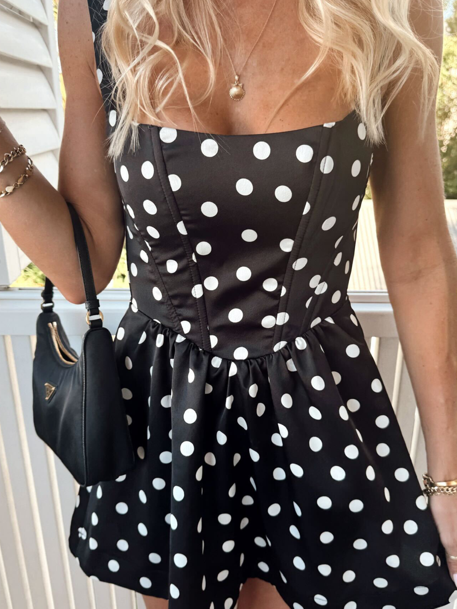 Nina Skort Dress ~ Polka Dot