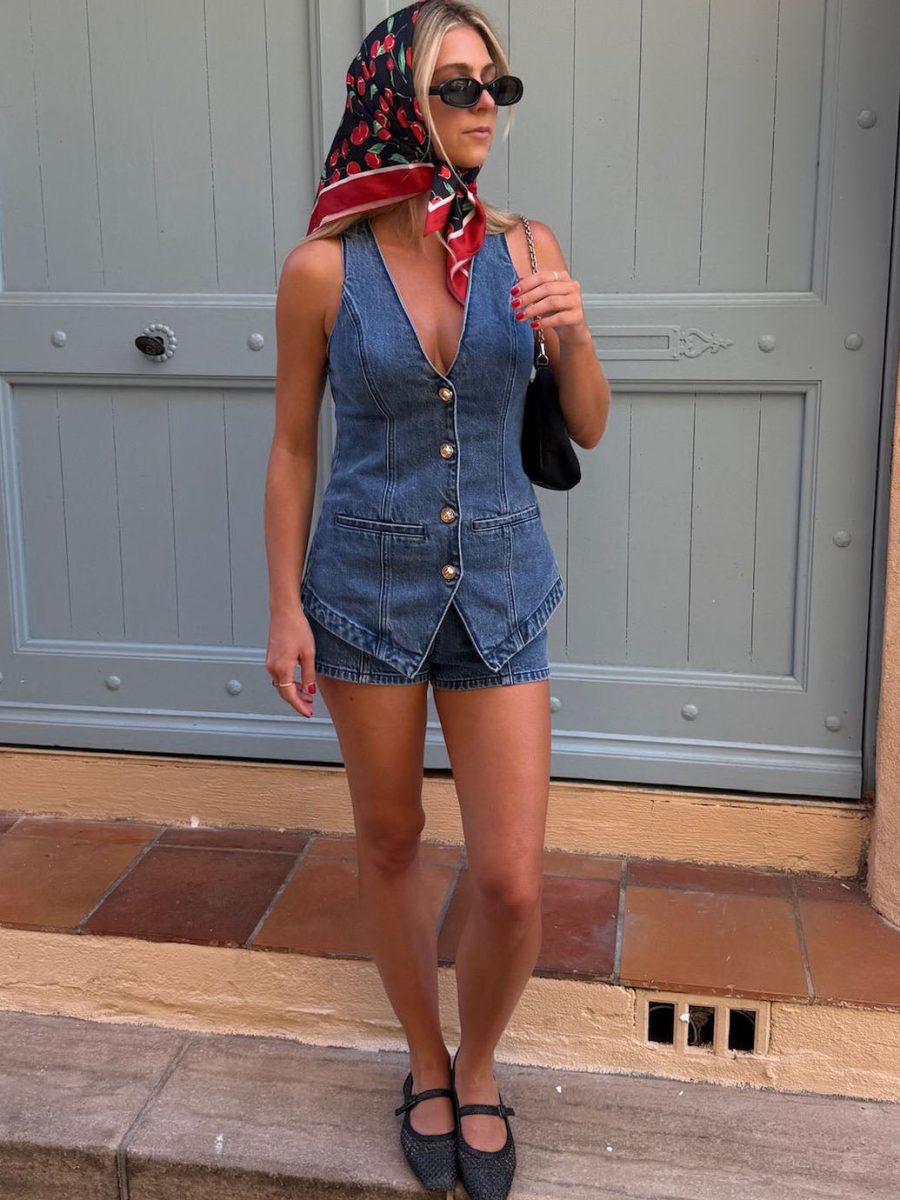 Venture Out Romper ~ Ripple Indigo