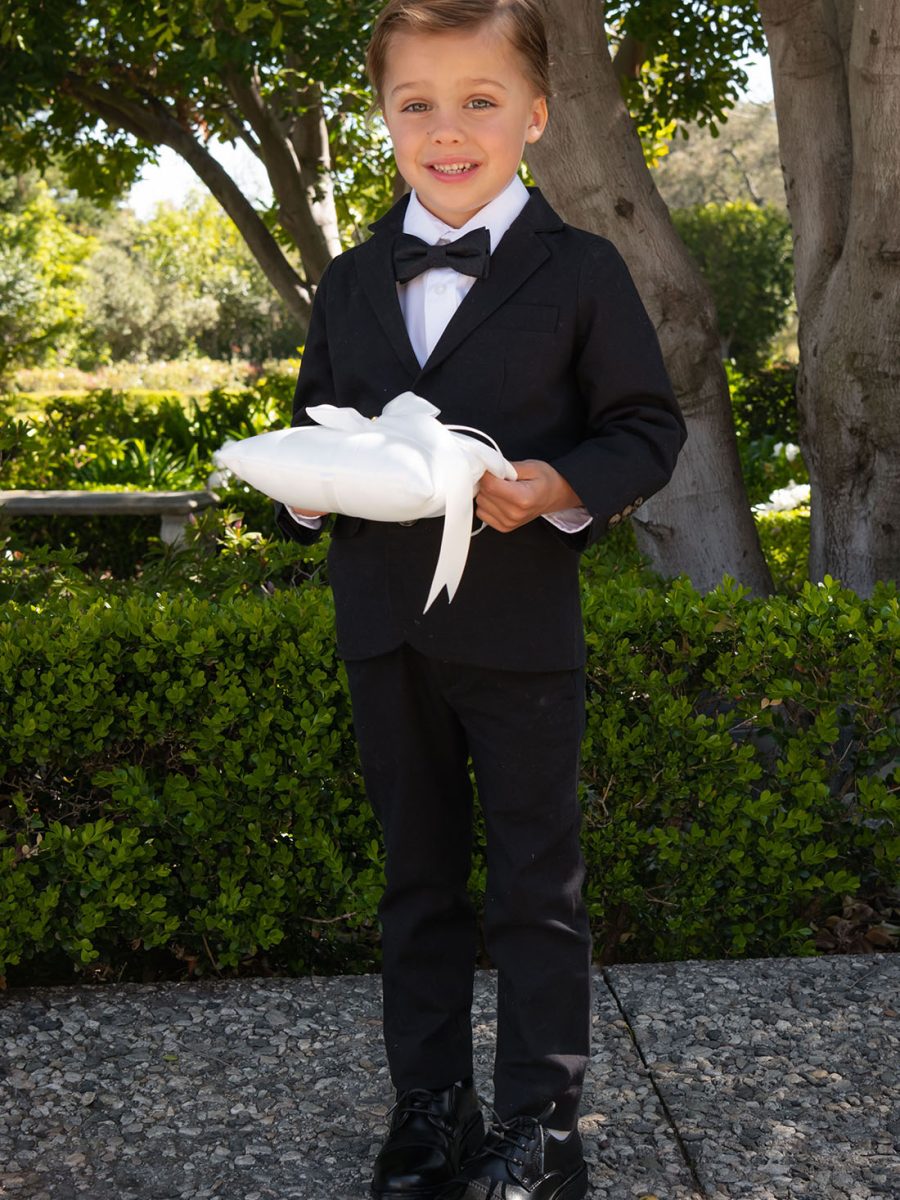 Benjamin Suit Set ~ Black Linen