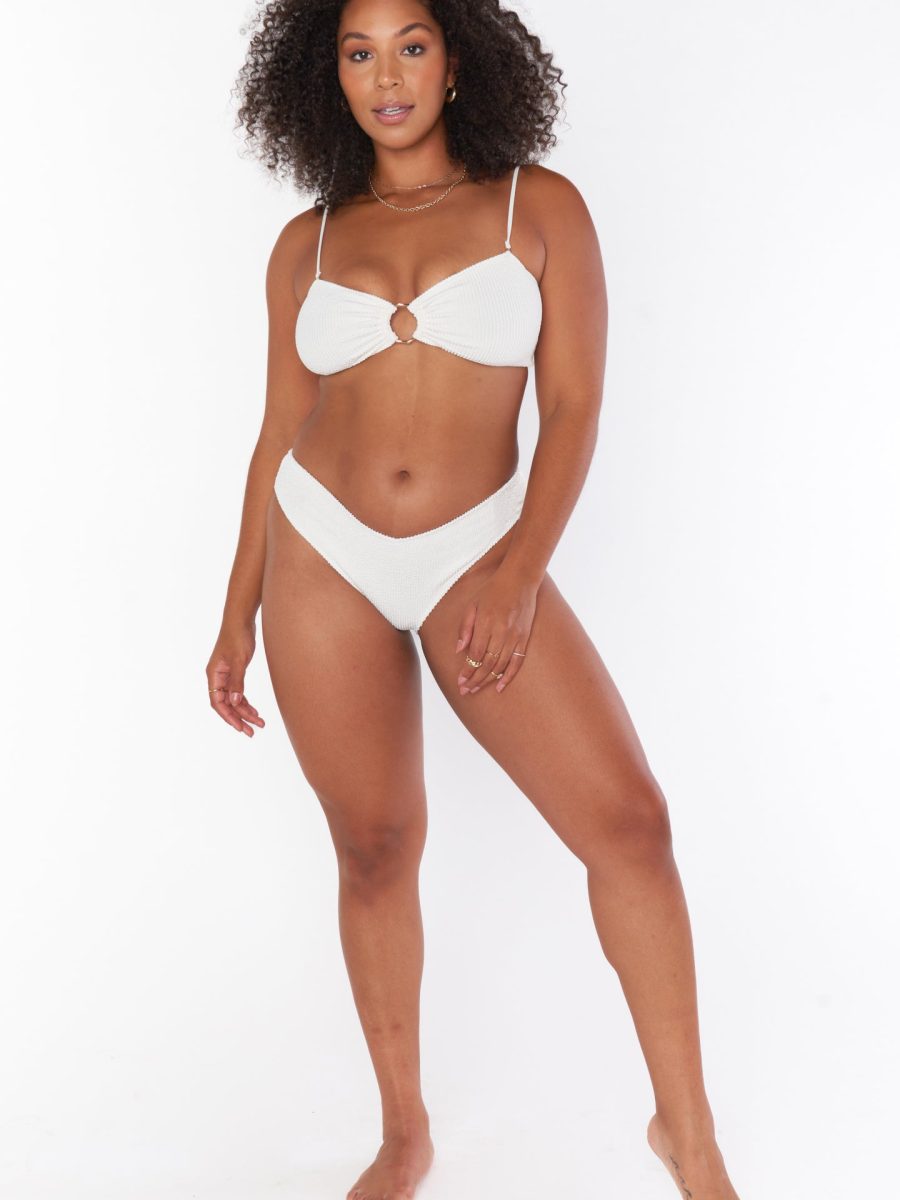 Silvana Bottom ~ Ivory Scrunch