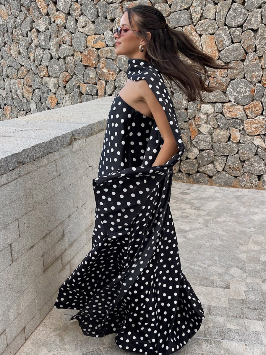 Tinsley Tube Dress ~ Polka Dot