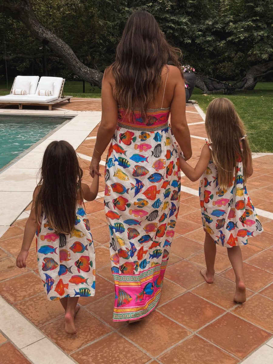 Skylar Maxi Dress ~ Rainbow Reef