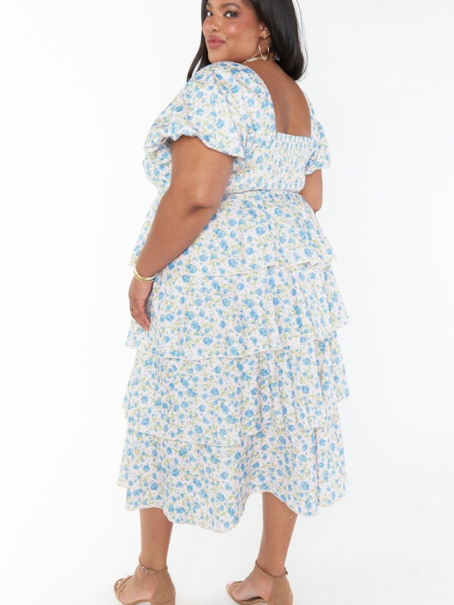 Va Va Midi Dress ~ Charming Rose