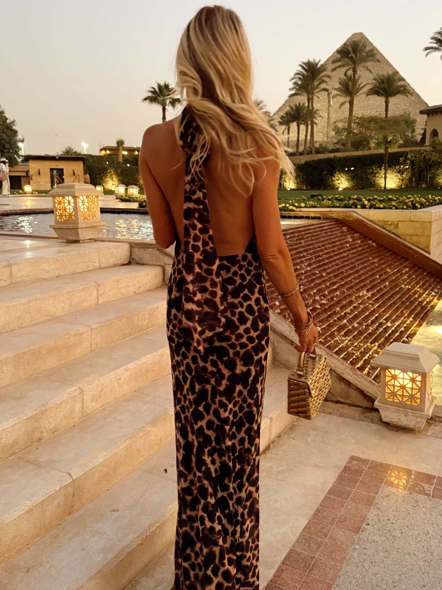 Simone Maxi Dress ~ Tortoise Shell