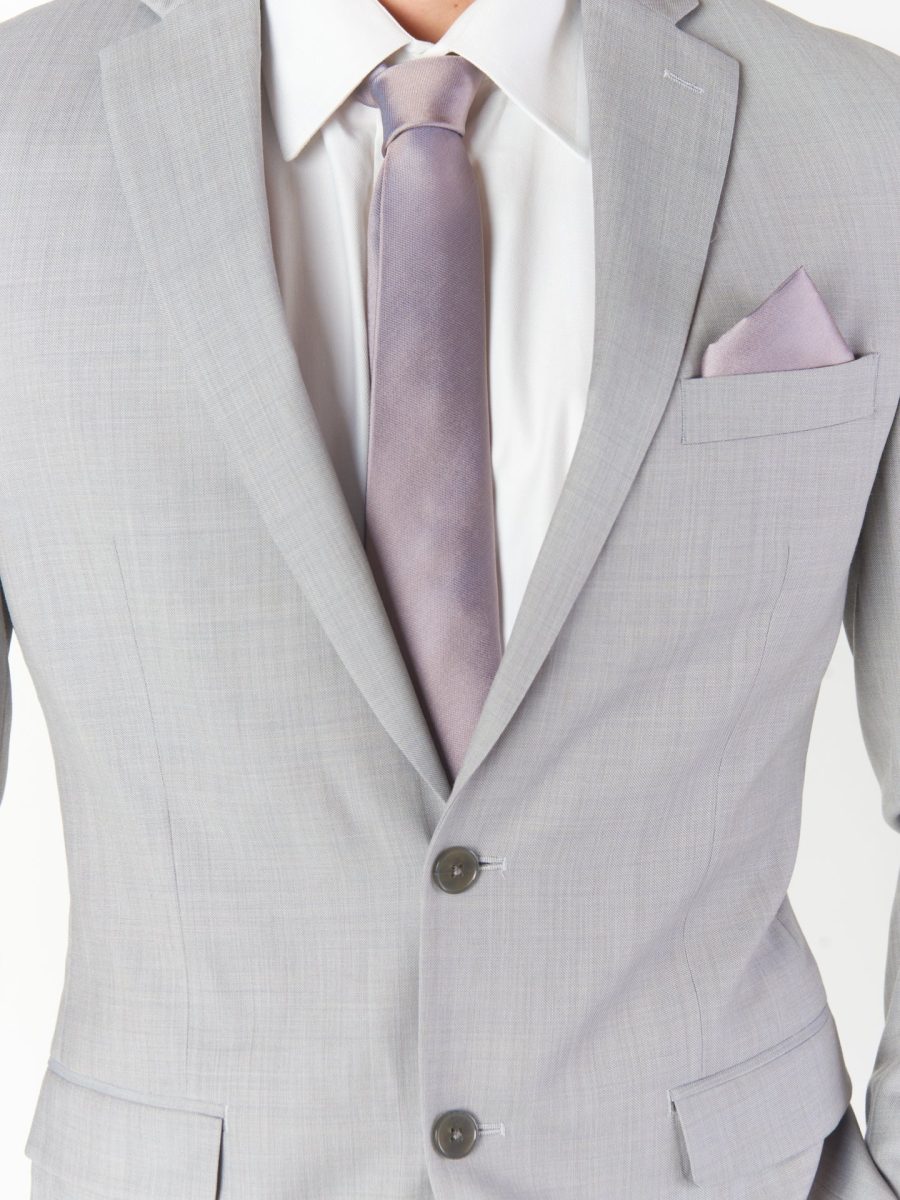 Nico Neck Tie ~ Dusty Purple Solid