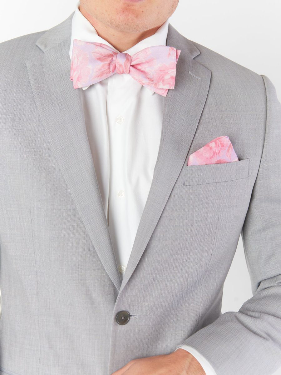 Sam Pocket Square ~ Blushing Floral