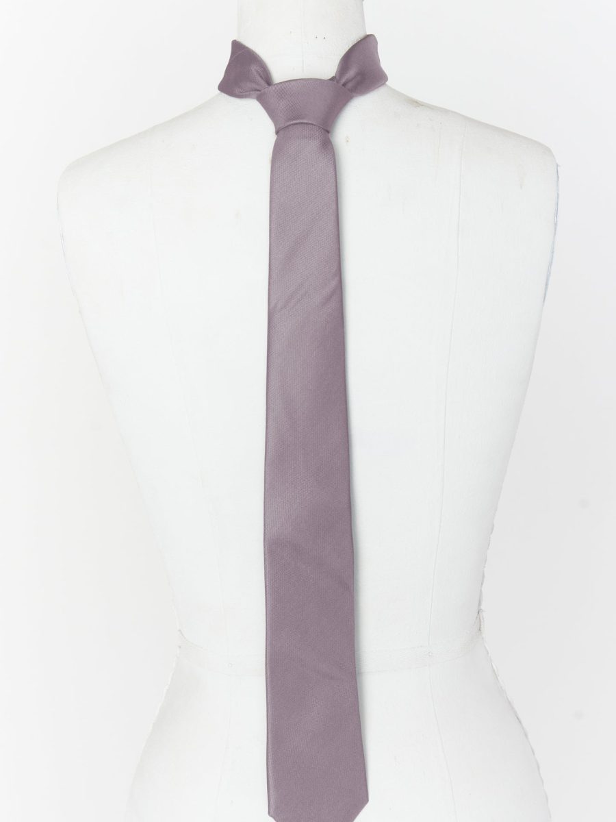 Nico Neck Tie ~ Dusty Purple Solid